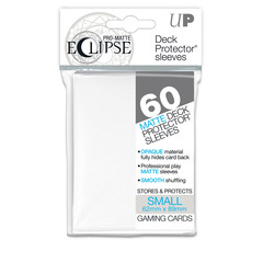 Ultra Pro Small Size PRO-Matte Eclipse Sleeves - Arctic White - 60ct